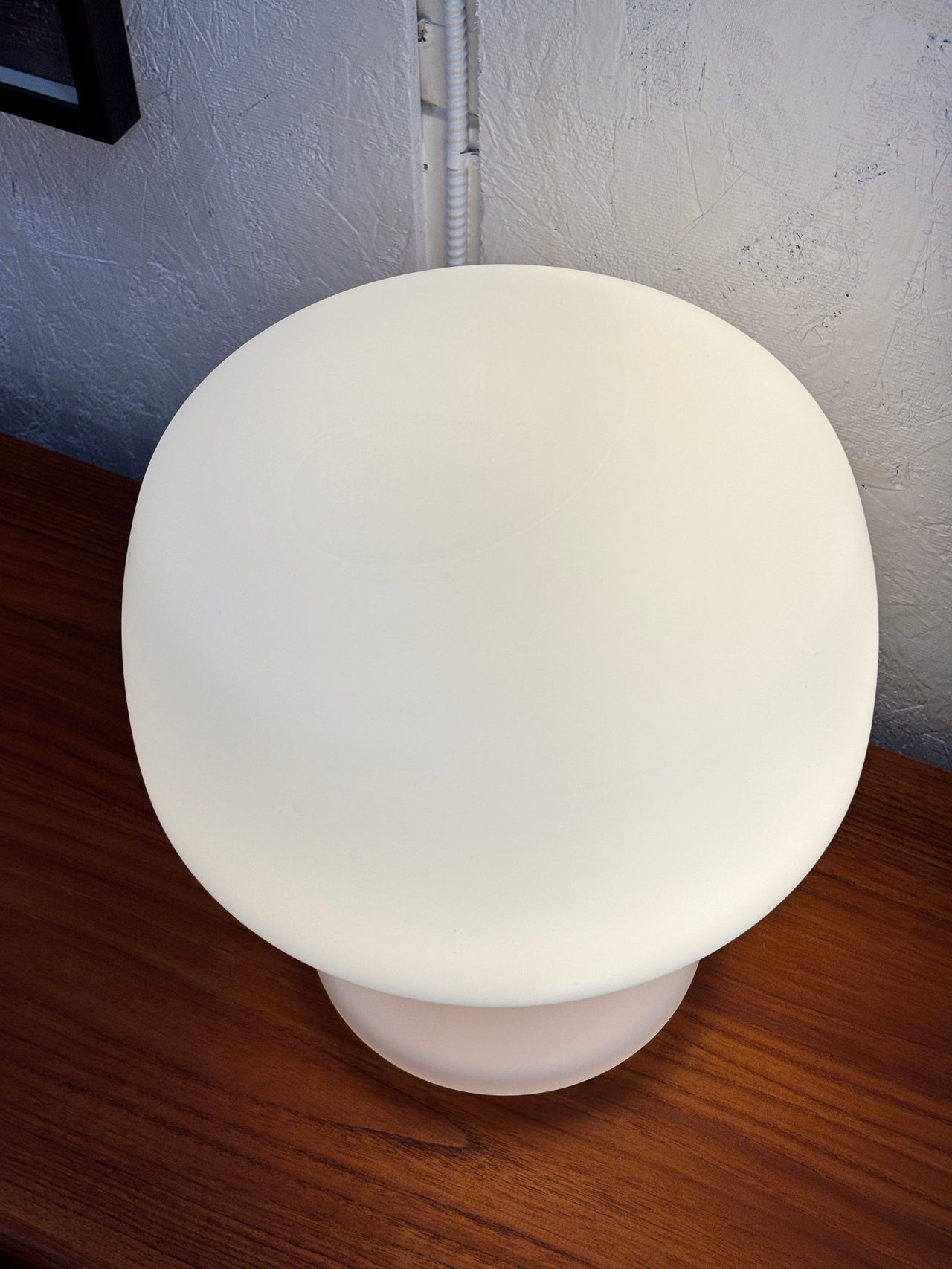 Lampe de table en verre soufflé par Laurel Lamp, circa 70