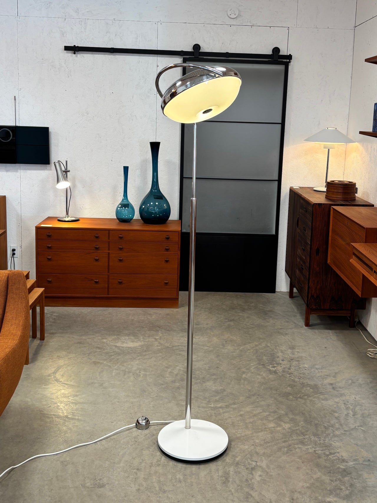 Exceptionnel lampe de sol par Goffredo Reggiani pour Reggiani, Italie circa 70