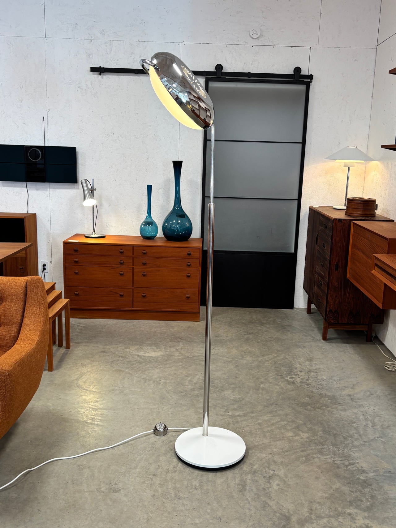 Exceptionnel lampe de sol par Goffredo Reggiani pour Reggiani, Italie circa 70