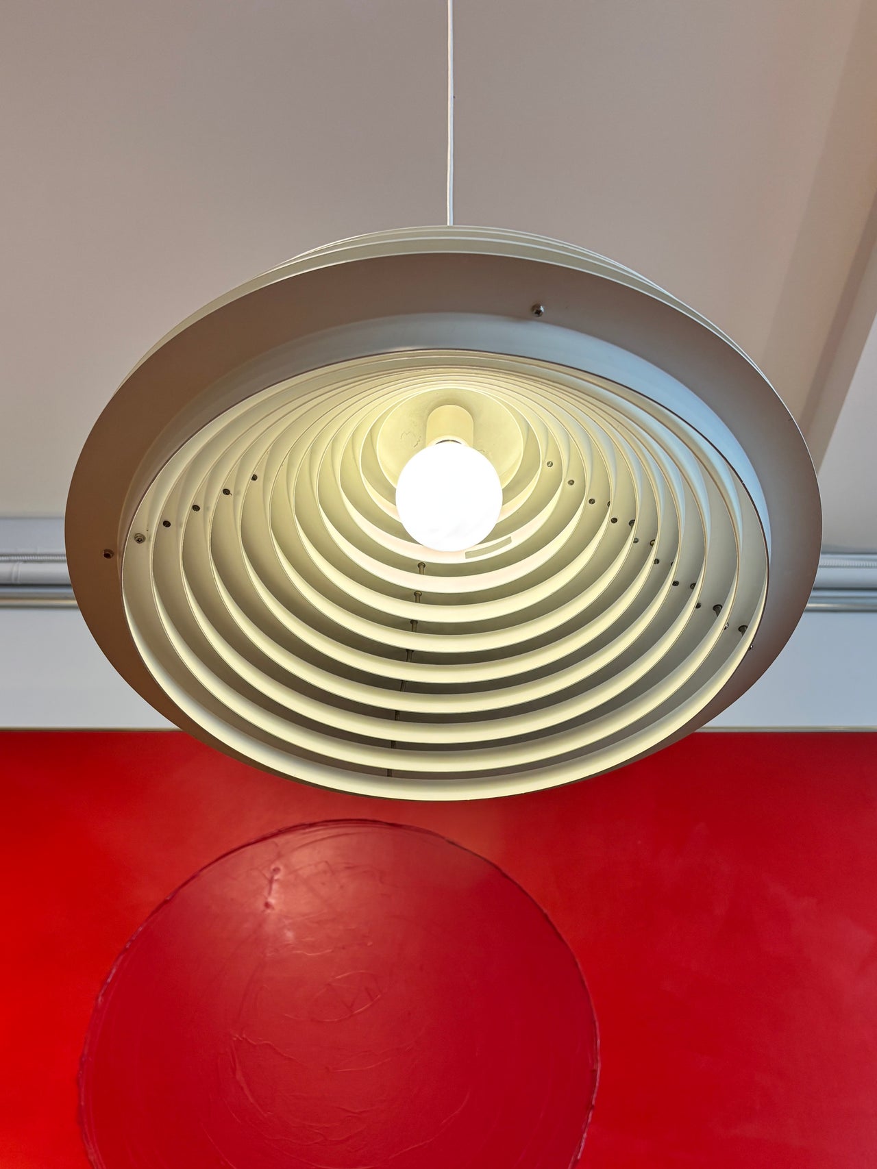 Suspension moderne modèle Hekla par Jon Olafsson & Pétur B. Luthersson pour Fog & Mørup, Danemark 1965