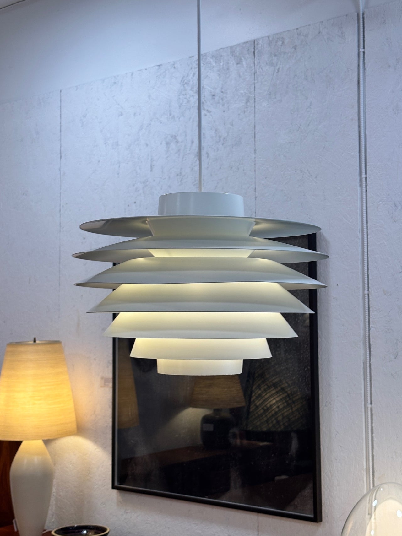Suspension moderne modèle 'Verona' par Svend Middelboe pour Nordisk Solar, Danemark circa 70