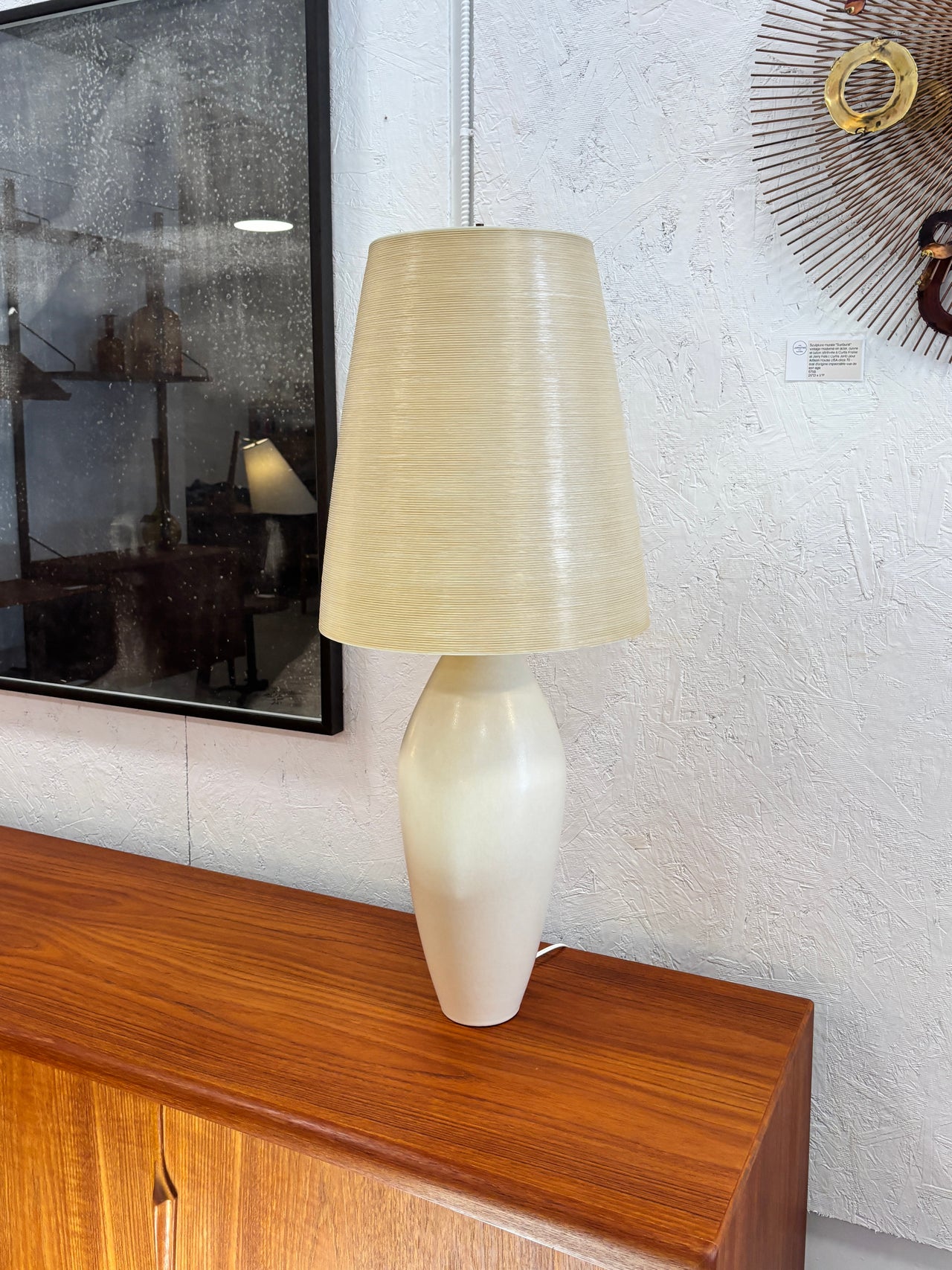 Lampe de table vintage modèle 200 par Lotte et Gunnar Bostlund, Canada circa 60