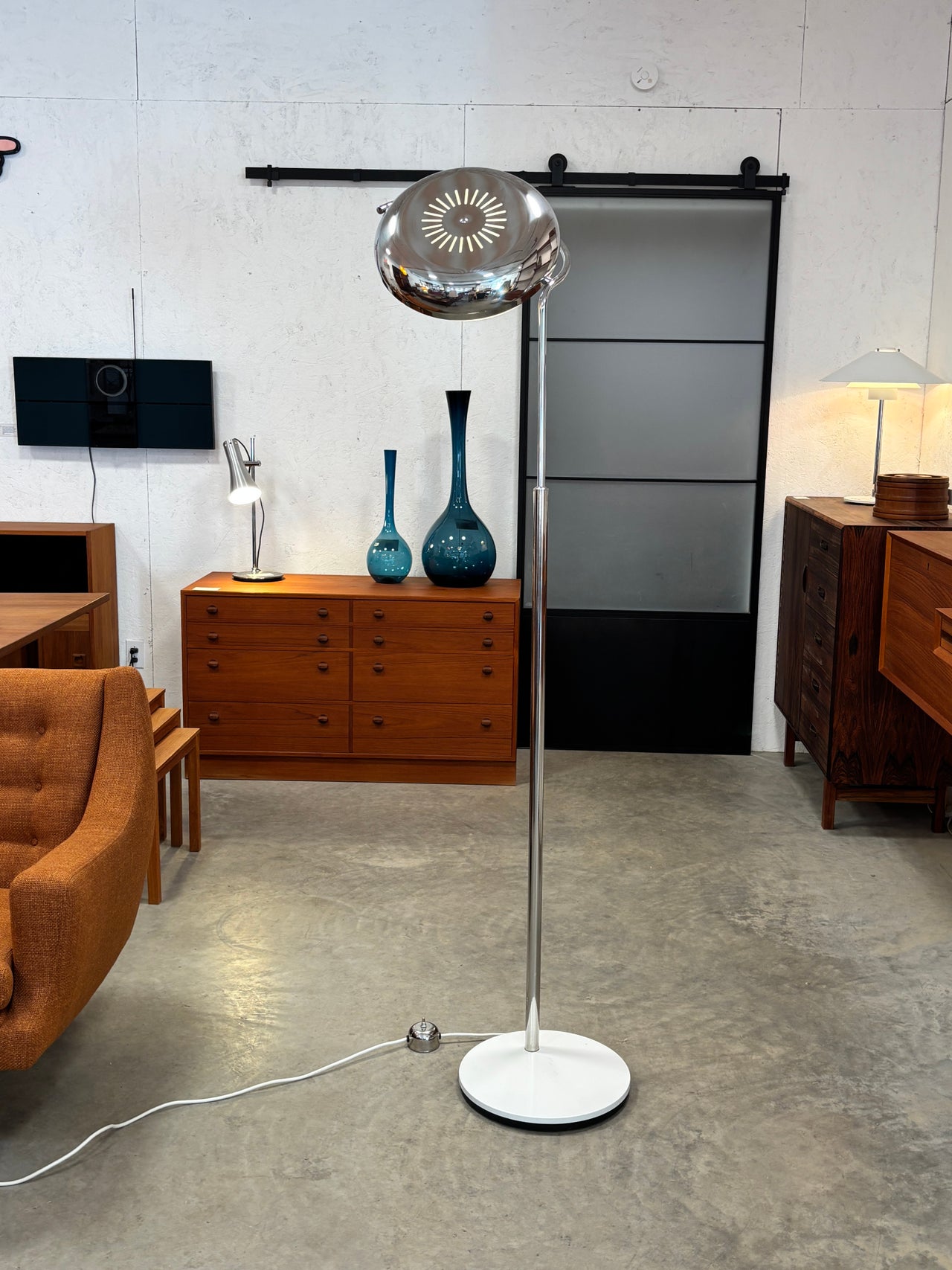 Exceptionnel lampe de sol par Goffredo Reggiani pour Reggiani, Italie circa 70
