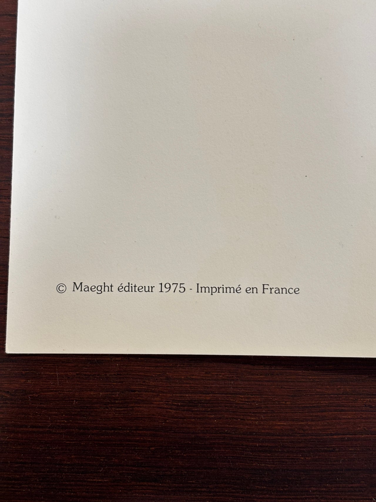 Derrière Le Miroir sur Alexander Calder #212 édition de janvier 1975