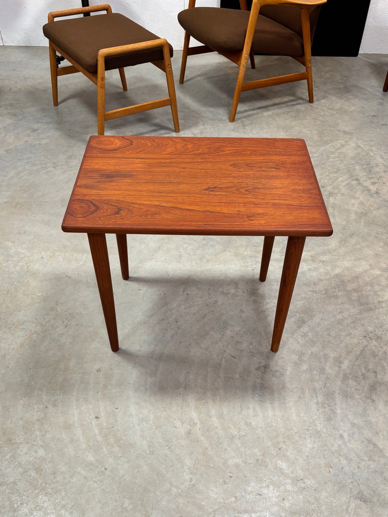 Table d'appoint mid century moderne en teck, Danemark circa 60
