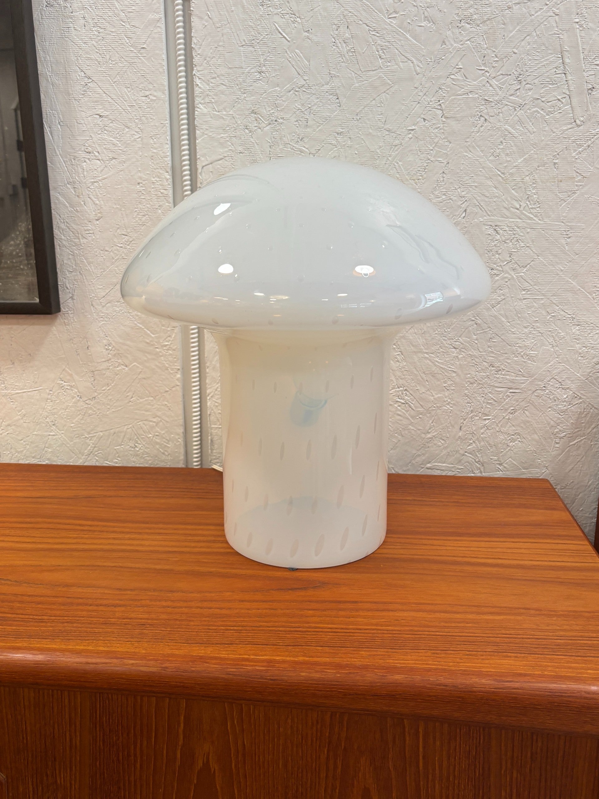 Lampe champignon en verre Murano par Vetri, Italie circa 80