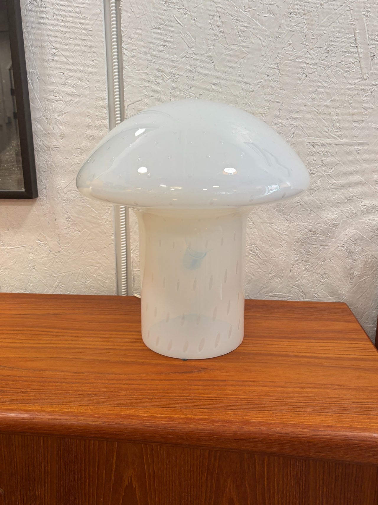 Lampe champignon en verre Murano par Vetri, Italie circa 80