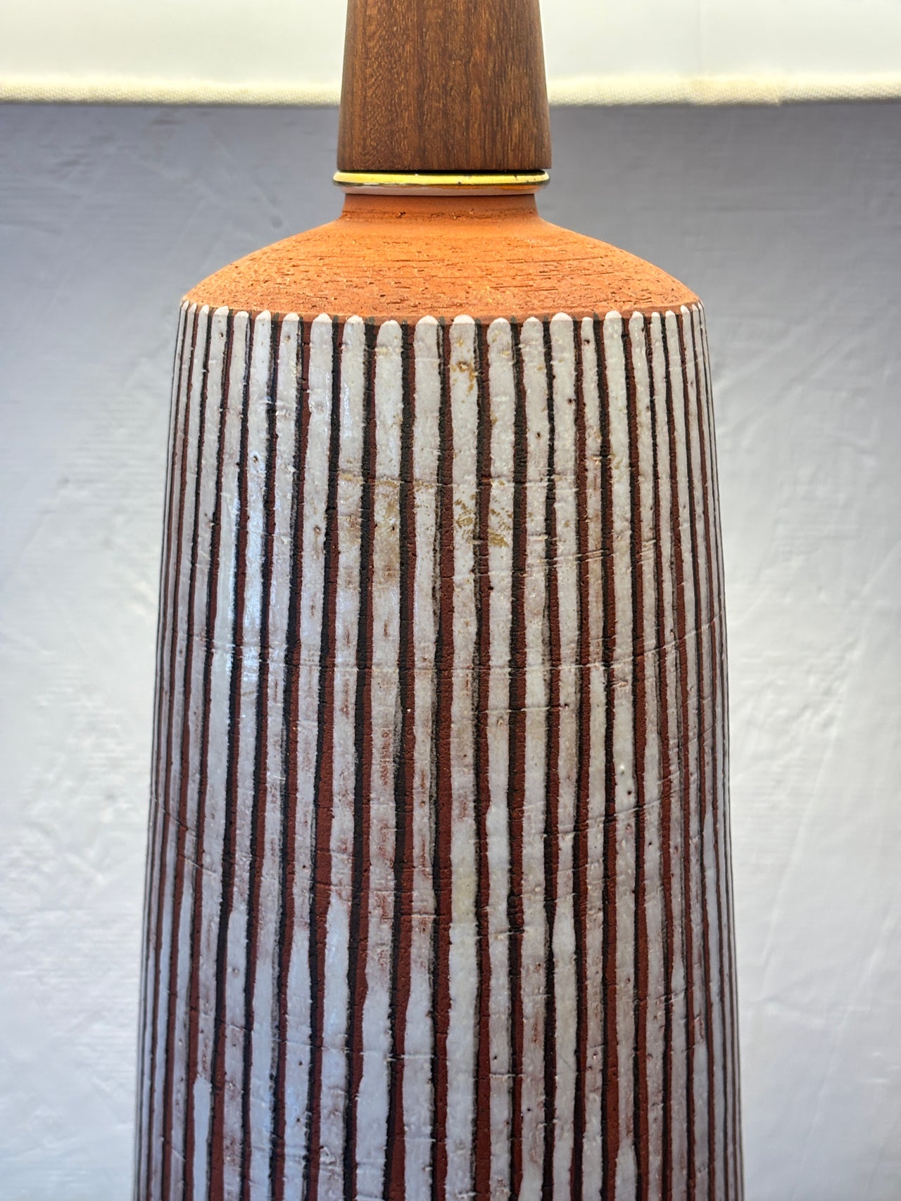 Lampe de table en céramique attribuée à Thomas Toft, Danemark circa 60