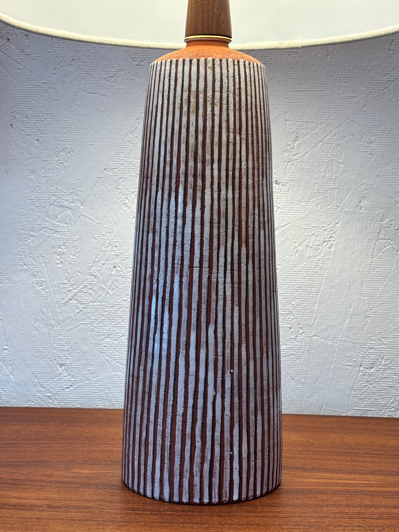 Lampe de table en céramique attribuée à Thomas Toft, Danemark circa 60