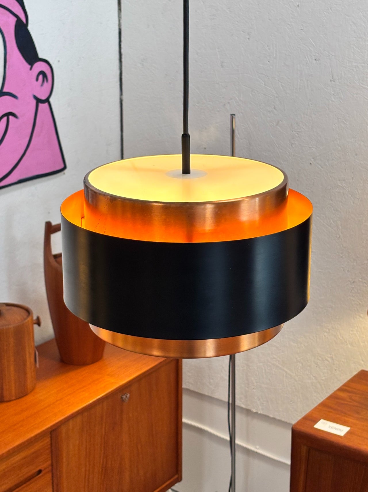 Suspension moderne modèle 'Saturne' par Jo Hammerborg pour Fog & Morup, Danemark circa 60