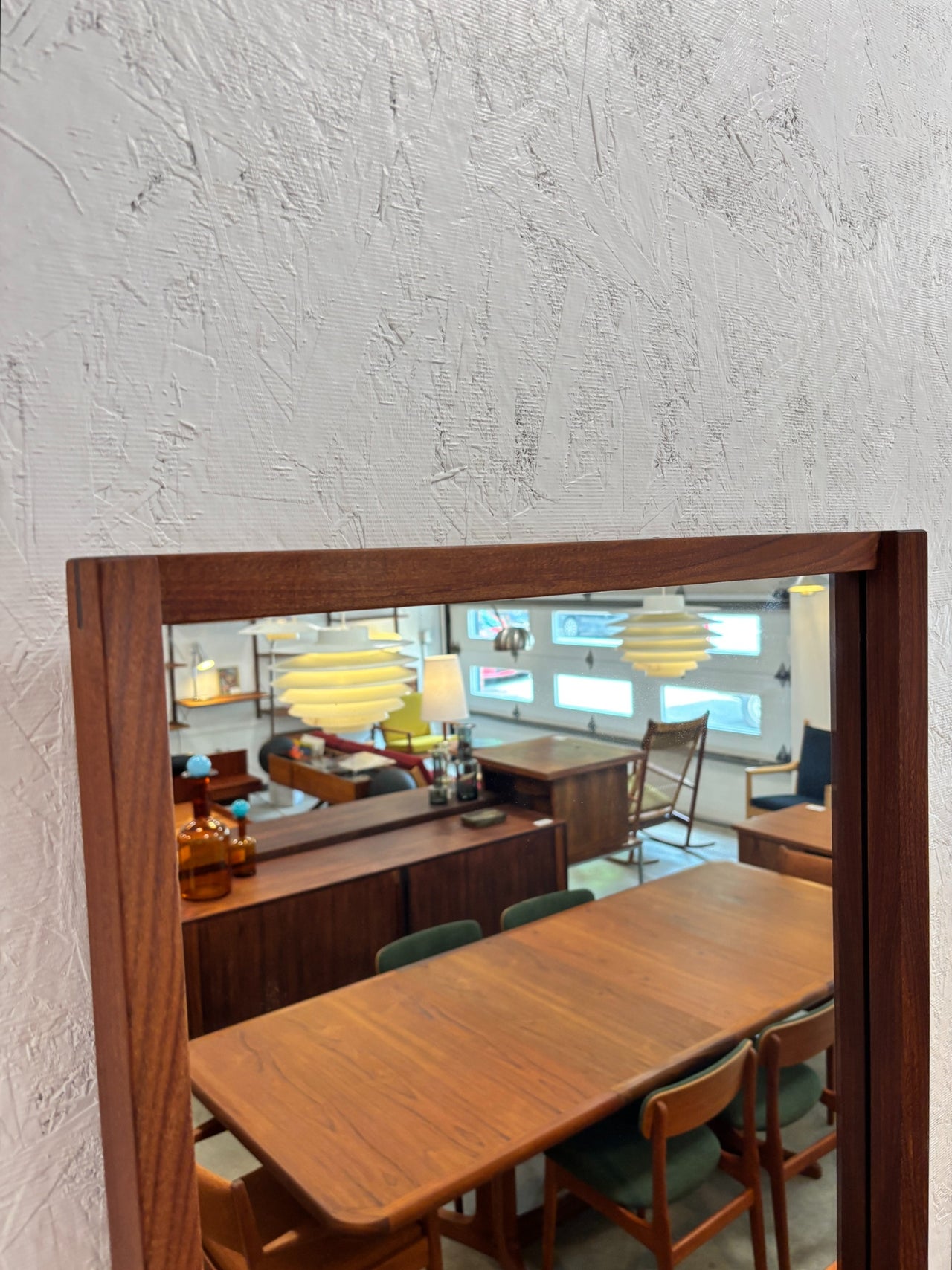 Miroir en teck par RS Associates, Canada circa 60