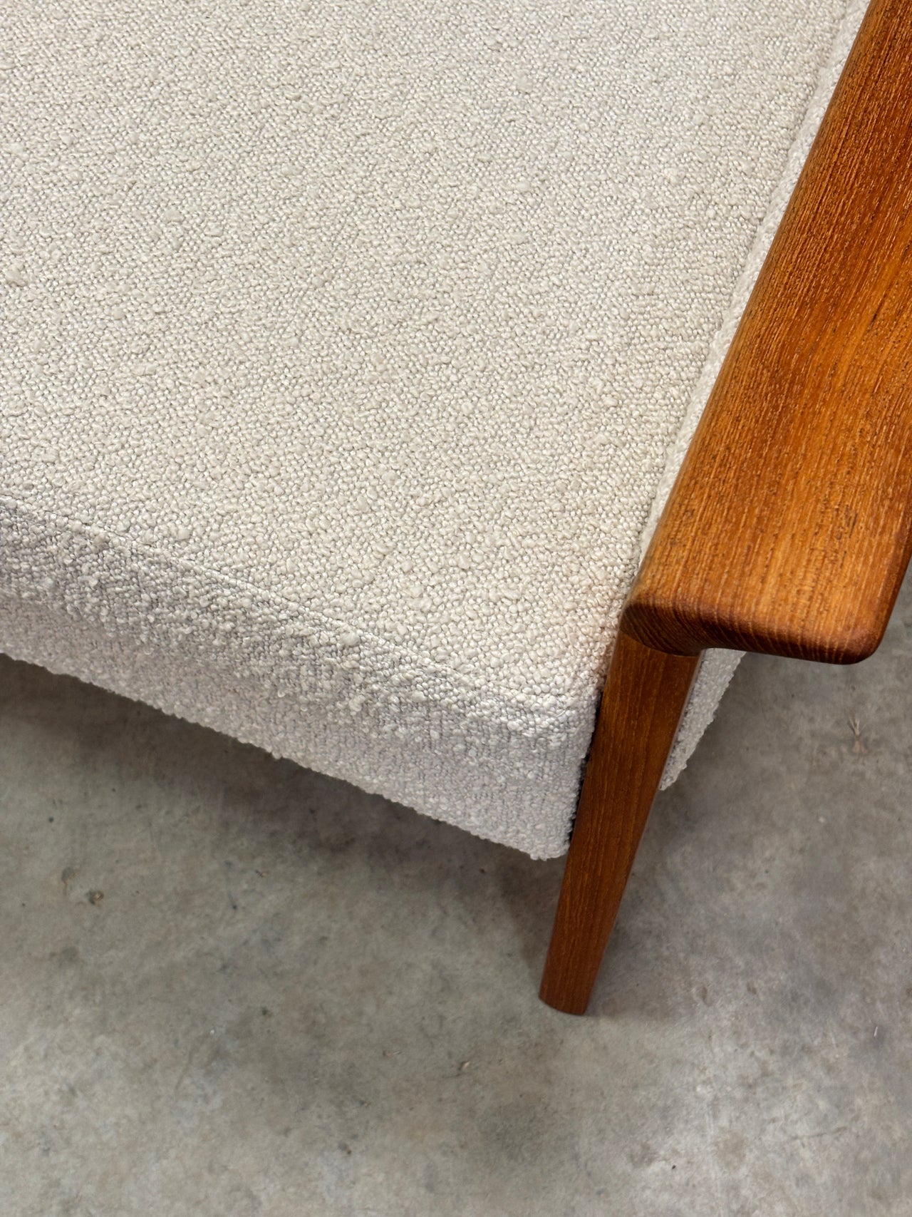 Fauteuil en teck par Hans Olsen pour C/S Mobler, Danemark circa 60