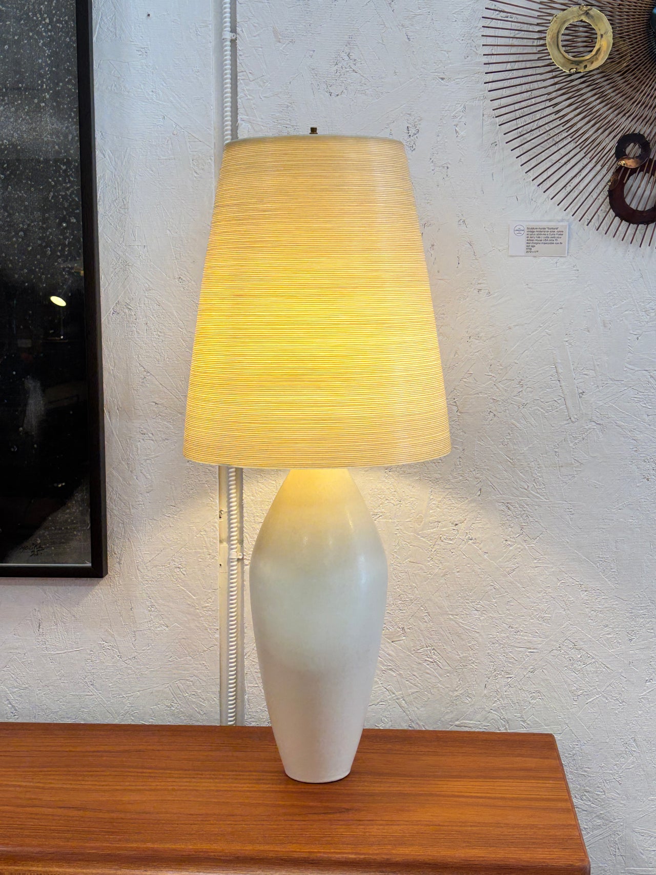 Lampe de table vintage modèle 200 par Lotte et Gunnar Bostlund, Canada circa 60