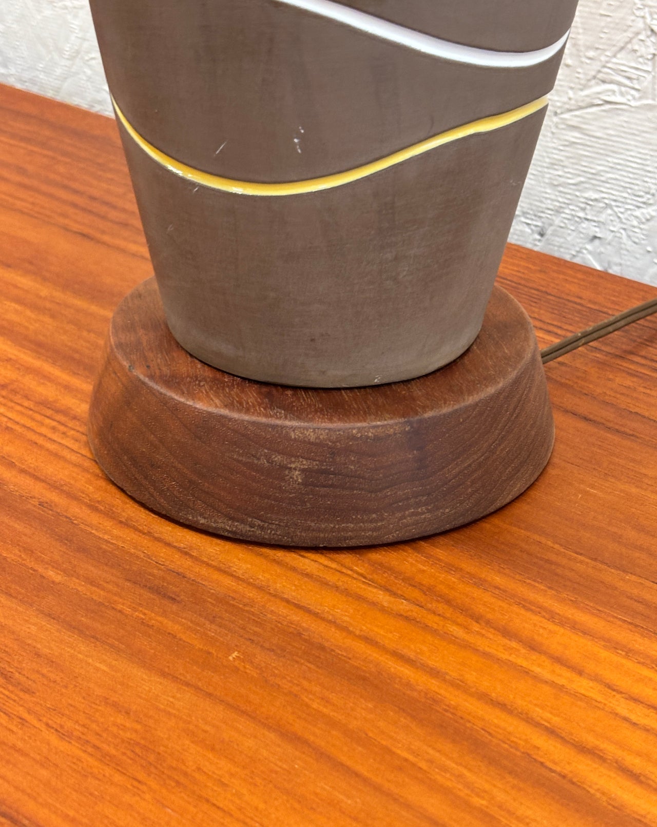 Lampe de table en céramique par Hjördis Oldfors pour Upsala Ekeby, Suède circa 60